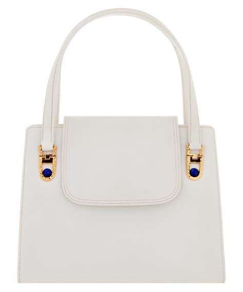 gucci white vintage bag.